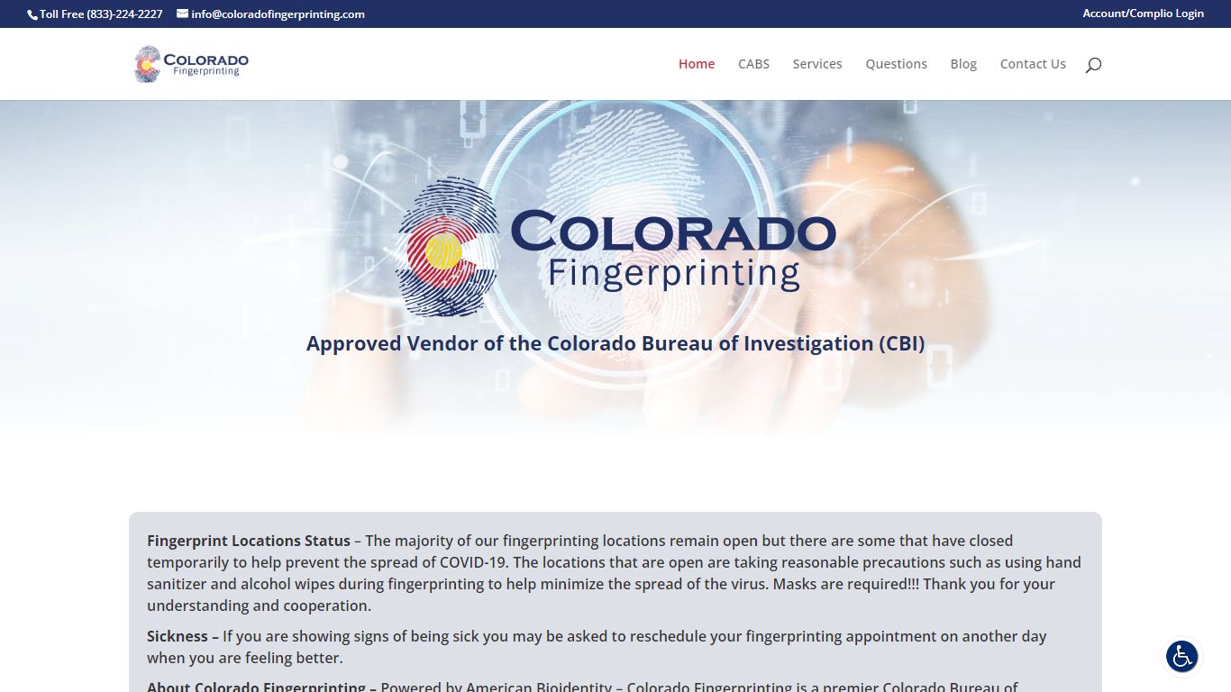 Colorado Fingerprinting - 24-48 hour FBI background check results ...